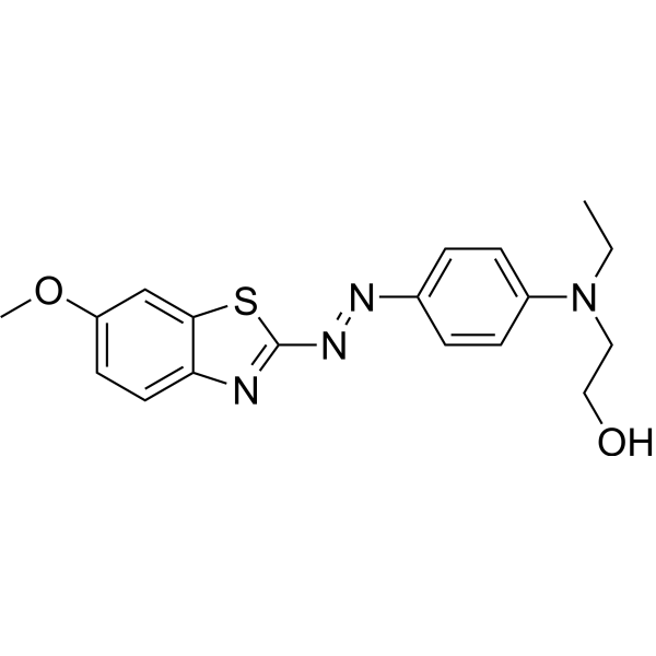2-N-Ethyl-p-(6-methoxybenzothiazol-2-yl)azoanilinoethanol 13486-43-6